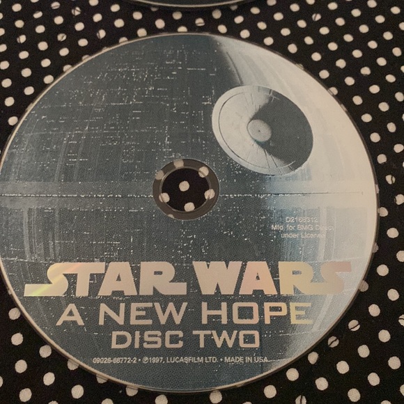 Original motion picture soundtrack. Star Wars A New Hope 2 cds, no orig case. - Picture 5 of 6